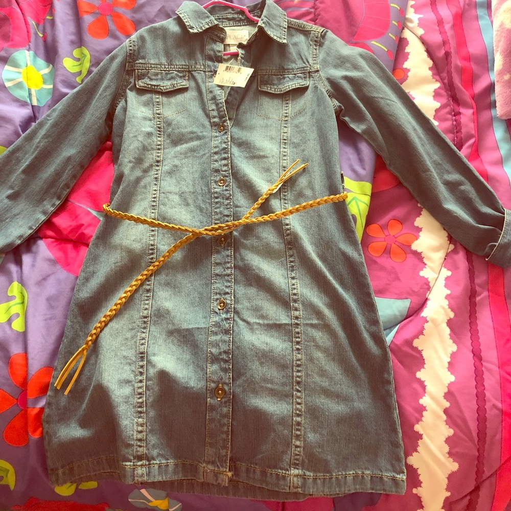 Little girl denim dress